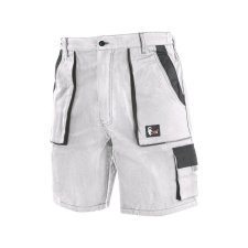 CXS Luxy Tomas Rövid Munkásnadrág Fehér/Szürke - 48 munkaruha