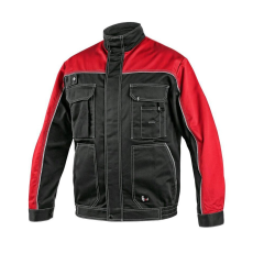 CXS OTAKAR Winter munkáskabát fekete / piros