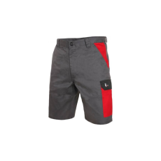 CXS Phoenix Zefyros rövid munkásnadrág Szürke/Piros - 58