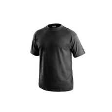 CXS rövid ujjú férfi póló, fekete, méret: 3XL