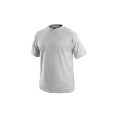 CXS rövid ujjú férfi póló, világosszürke, méret: L