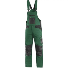 CXS Solis Rugalmas Kantáros nadrág Zöld/Fekete - 60