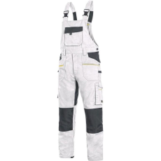 CXS Stretch Kantáros Munkásnadrág Fehér/Szürke - 58