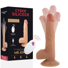 CYBER SILICOCK CYBER SILICOCK TÁVIRÁNYÍTÓ REALISZTIKUS MR JOHN VIBRÁTOR vibrátorok