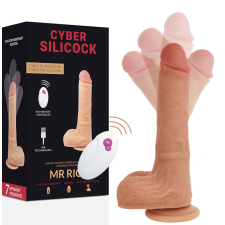 CYBER SILICOCK CYBER SILICOCK TÁVIRÁNYÍTÓ REALISZTIKUS MR RICK VIBRÁTOR vibrátorok
