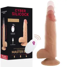  Cyber Silicock – távirányítós realistikus maszturbátor 23,8 cm vibrátorok