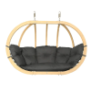 Czillo SwingPod XL kétszemélyes függőfotel, grafit színű párnával