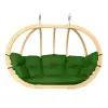 Czillo SwingPod XL kétszemélyes függőfotel, zöld színű párnával