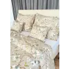 Czinger home Magnolia szatén ágyneműhuzat – időtlen virágos elegancia 5 részes: 2 db Kispárna+2 db Nagypárna+Dupla Paplan