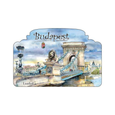  CZW.ablmágn-BU22 Hűtőmágnes,ablakforma, Budapest hűtőmágnes