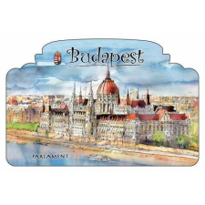 Czworka Hűtőmágnes,ablakforma, Budapest hűtőmágnes