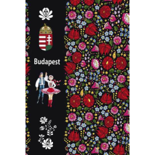 Czworka Jegyzettömb 110x165mm, 144 vonalas oldal, Folk jegyzettömb