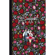 Czworka Jegyzettömb 110x165mm, 144 vonalas oldal, Folk jegyzettömb