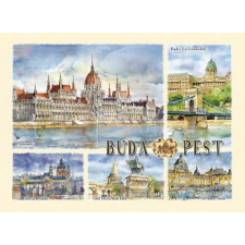 Czworka Képeslap B6, Budapest képeslap