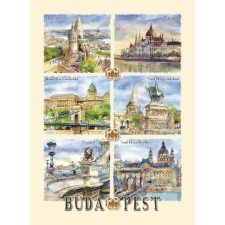 Czworka Képeslap B6, Budapest képeslap