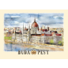 Czworka Képeslap B6, Budapest