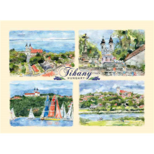 Czworka TIH07 Képeslap B6, Tihany képeslap