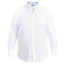  D555 férfi ing RICHARD oversize, Fehér 5XL