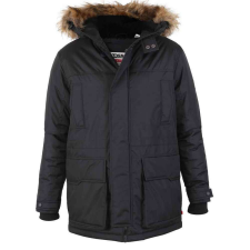  D555 férfi kabát LOVETT téli parka oversize kabát, Fekete 2XL férfi kabát, dzseki