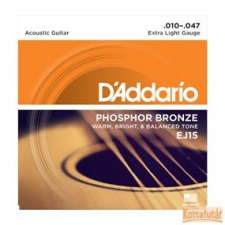  D&amp;#039;Addario EJ15 húrgarnitúra akusztikus gitárhoz. gitár kiegészítő