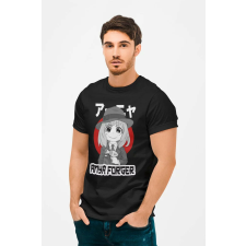 D&amp;B Férfi/Unisex Póló AN00001 AnyaForger Fekete-Méret 2XL férfi póló