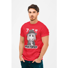 D&B Férfi/Unisex Póló AN00001 AnyaForger Piros-Méret 4XL férfi póló