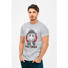 D&B Férfi/Unisex Póló AN00001 AnyaForger Szürke-Méret 3XL férfi póló