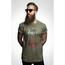 D&B Férfi/Unisex Póló EB00002 Angel Piros-Méret S férfi póló
