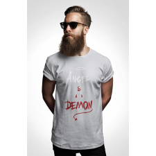 D&B Férfi/Unisex Póló EB00002 Angel Szürke-Méret S férfi póló