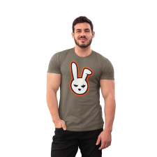 D&B Férfi/Unisex Póló EB00009 Bunny Katonai zöld -Méret XL férfi póló