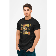  D&amp;B Férfi/Unisex Póló GM00001 SuperMario Fekete-Méret 5XL férfi póló