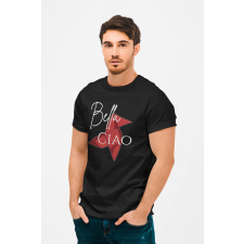 D&B Férfi/Unisex Póló MO00003 MoneyHeist Fekete-Méret 3XL férfi póló