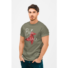 D&B Férfi/Unisex Póló MO00003 MoneyHeist Katonai zöld-Méret 3XL férfi póló
