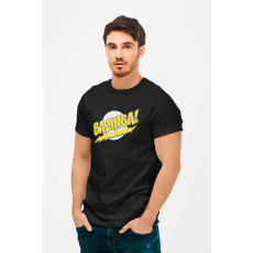  D&B Férfi/Unisex Póló MO00006 TheBigBangTheory Fekete-Méret XL