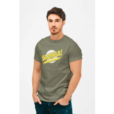  D&B Férfi/Unisex Póló MO00006 TheBigBangTheory Katonai zöld-Méret 2XL