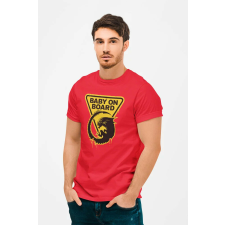  D&amp;B Férfi/Unisex Póló MO00007 Alien Piros-Méret 5XL férfi póló