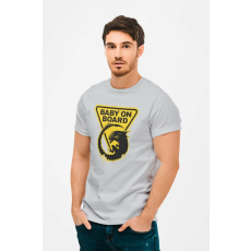 D&B Férfi/Unisex Póló MO00007 Alien Szürke-Méret 5XL