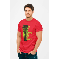 D&B Férfi/Unisex Póló MO00014 BreakingBad Piros-Méret 3XL férfi póló