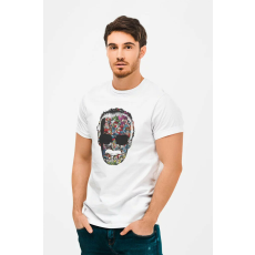  D&B Férfi/Unisex Póló MO00018 StanLee Fehér-Méret 2XL