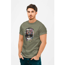 D&B Férfi/Unisex Póló MO00018 StanLee Katonai zöld-Méret 5XL férfi póló