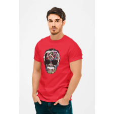 D&B Férfi/Unisex Póló MO00018 StanLee Piros-Méret 3XL férfi póló