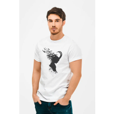 D&B Férfi/Unisex Póló MO00019 Loki Fehér-Méret 2XL férfi póló