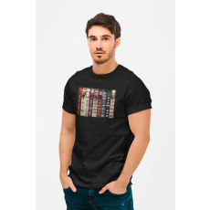  D&B Férfi/Unisex Póló MO00024 Horror Fekete-Méret 2XL