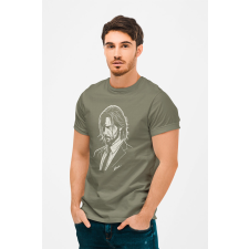 D&B Férfi/Unisex Póló MO00026 JohnWick Katonai zöld-Méret 4XL férfi póló
