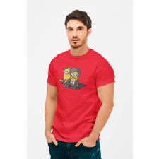  D&amp;B Férfi/Unisex Póló MO00030 Minions Piros-Méret 3XL férfi póló