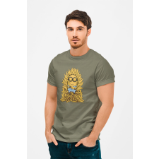 D&B Férfi/Unisex Póló MO00031 Minions Katonai zöld-Méret XL férfi póló