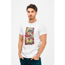 D&B Férfi/Unisex Póló MO00034 Minions Fehér-Méret 2XL férfi póló