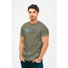  D&B Férfi/Unisex Póló MO00039 OnePiece Katonai zöld-Méret 5XL
