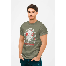  D&B Férfi/Unisex Póló MO00046 ResidentEvil Katonai zöld-Méret 2XL