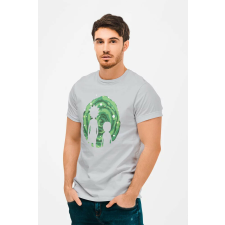 D&B Férfi/Unisex Póló MO00047 RickAndMorty Szürke-Méret 5XL férfi póló
